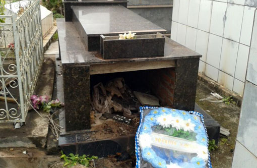 Barra da Estiva: Túmulo de ex-prefeito é violado