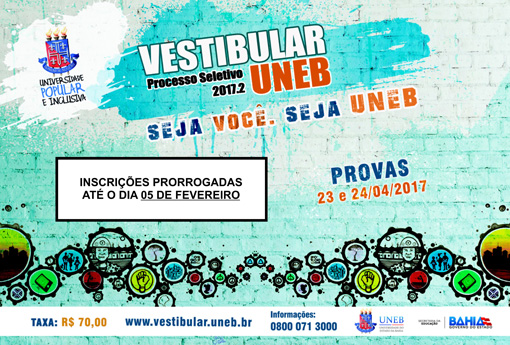 Brumado: UNEB prorroga prazo para inscrição até 5 de fevereiro
