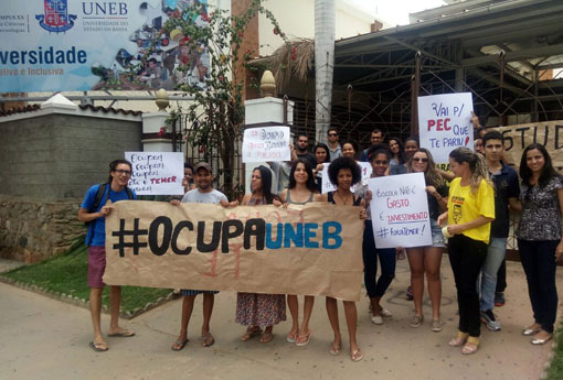 Brumado: estudantes continuam a ocupar a UNEB em protesto a PEC 55 (PEC 241)