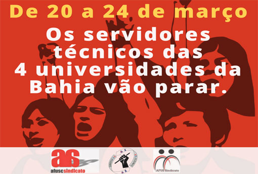 UNEB: em assembleia, Sintest aprova paralisação do dia 20 a 24 de março