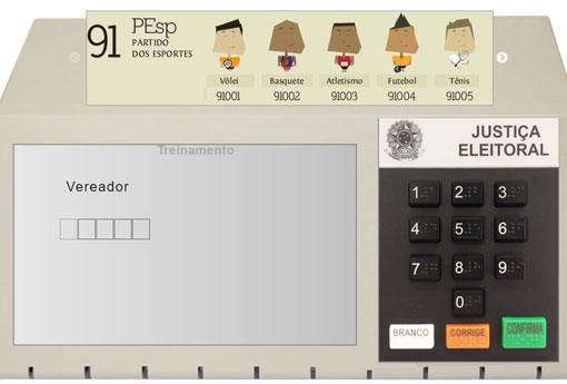 Simulador desenvolvido pelo TSE busca instruir sobre como votar nestas eleições