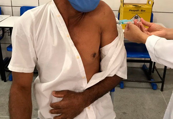 Brumado já apliou 27.612 doses de vacina contra Covid-19, na primeira dose 