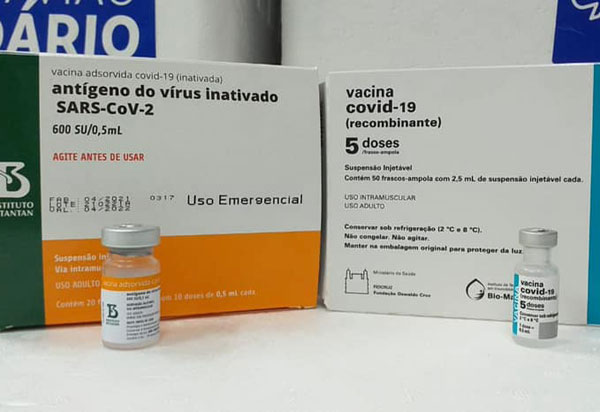 Bahia recebe mais 297.300 doses de vacina contra Covid-19