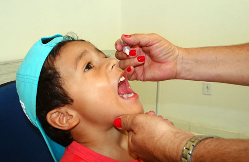 Aracatu: 15 de agosto é dia de Campanha Nacional de Vacinação contra a Paralisia Infantil