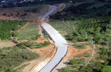 CÉZAR BORGES VISITOU OBRAS DA FIOL EM BRUMADO