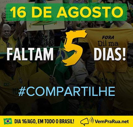 Movimento 'Vem pra Rua Brumado' convoca populares para a mobilização nacional