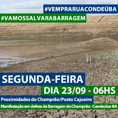 Condeúba: População realizará manifestação contra construção de adutora