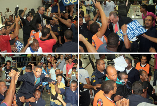 Brumado: vereadores são ovacionados pela Guarda Municipal ao votarem contra projeto que extingue cargos