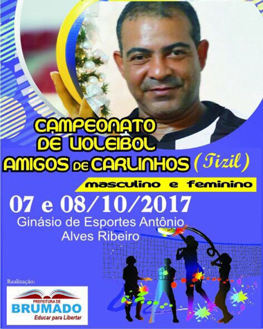 Campeonato de Vôlei Amigos de Carlinhos será realizado neste final de semana