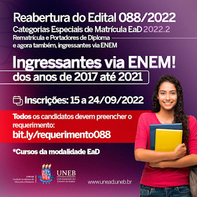 Brumado: Inscrições para Educação Física EAD publico geral pela UAB/Uneb
