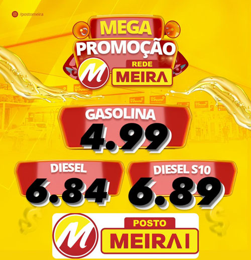 Promoção de Combustíveis no Posto Meira