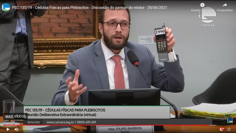 Relator recomenda voto impresso e exige garantia de sigilo do eleitor