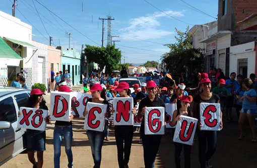 Brumado: Escola Professor Clemente Gomes promoveu caminhada contra o mosquito Aedes Aegypti