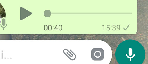 Atualização do WhatsApp permite ao usuário ouvir mensagem de voz antes de enviar
